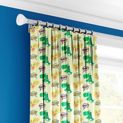 Παιδική Κουρτίνα με Δεινόσαυρους και Πολυθεσική Τρέσα