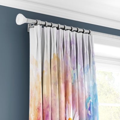 Κουρτίνα Blackout με Πολυθεσική Τρέσα και Πολύχρωμο Ντεγκραντέ Σχέδιο