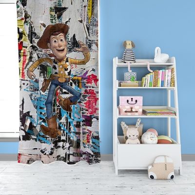 Παιδική Κουρτίνα με Καουμπόικο Σχέδιο και Πολυθεσική Τρέσα