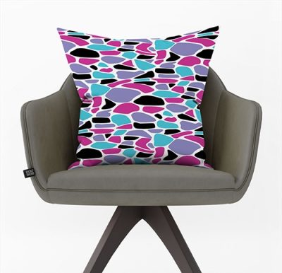 Διακοσμητικό Μαξιλάρι με Πολύχρωμο Αφηρημένο Σχέδιο