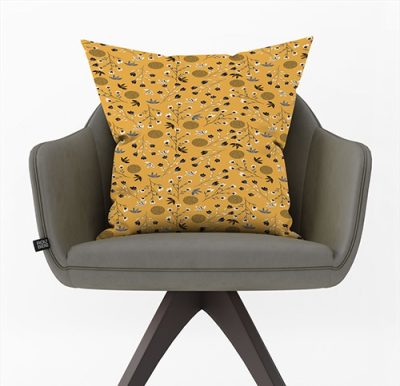 Διακοσμητικό Μαξιλάρι με Λουλουδάτο Σχέδιο