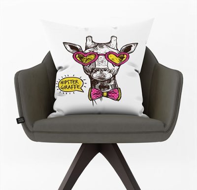 Διακοσμητικό Μαξιλάρι με Σχέδιο Καμηλοπάρδαλης 45×45