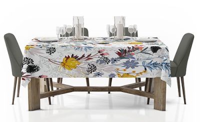 Λουλουδάτο Τραπεζομάντηλο Φαγητού